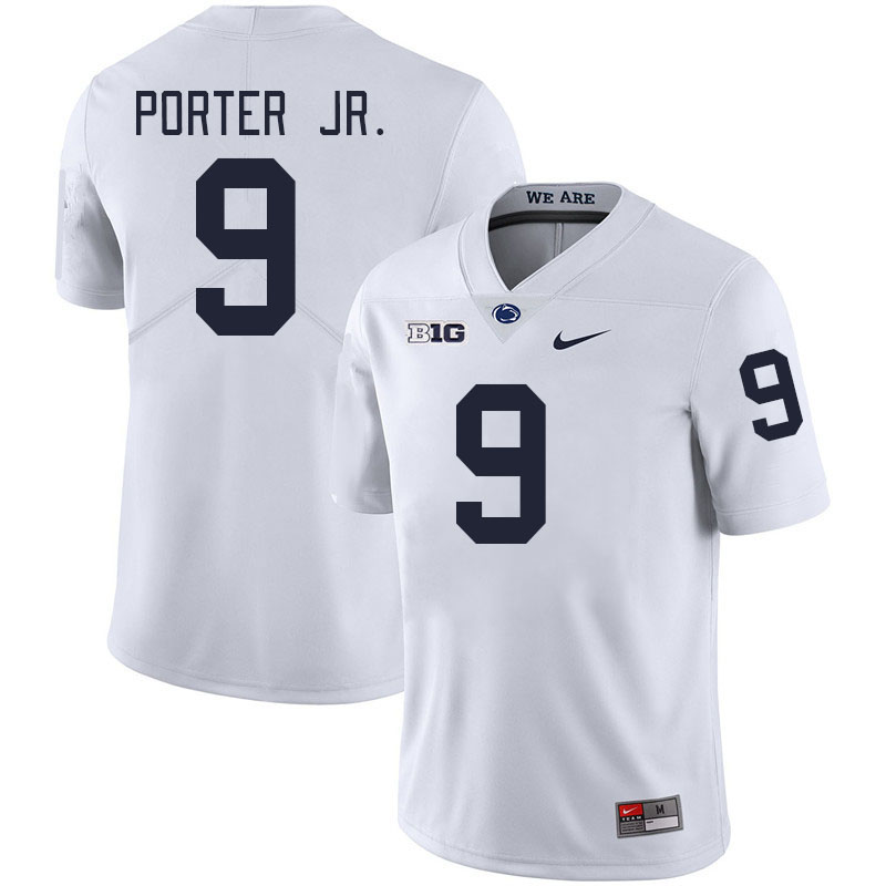Penn State Nittany Lions #9 Joey Porter Jr. College Football Jerseys Stitched Sale-White